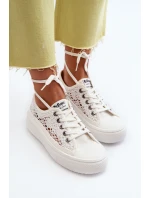 Dámské krajkové tenisky model 21649979 bílé - Lee Cooper