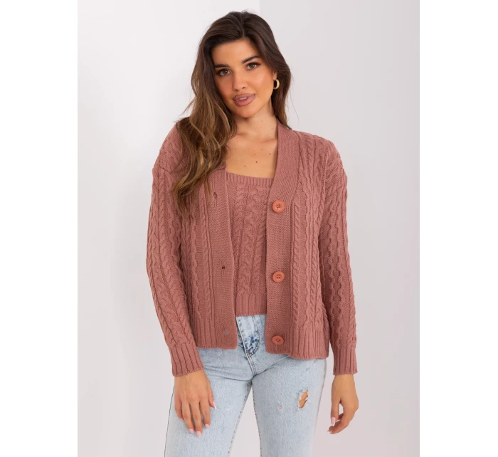 Sada BA KMPL 8018.88P tmavě růžová