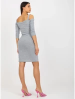 Sukienka EM SK HW 20 model 18785441 szary - FPrice Sukienka EM SK HW 20 model 18785441 szary - FPrice