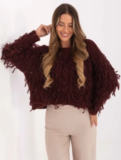 Sweter MI SW model 21314605 bordowy - FPrice