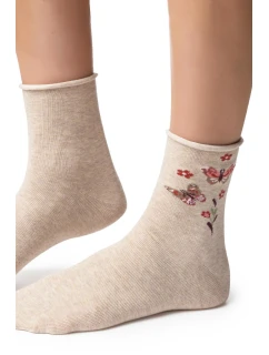 Dámské vzorované ponožky 099