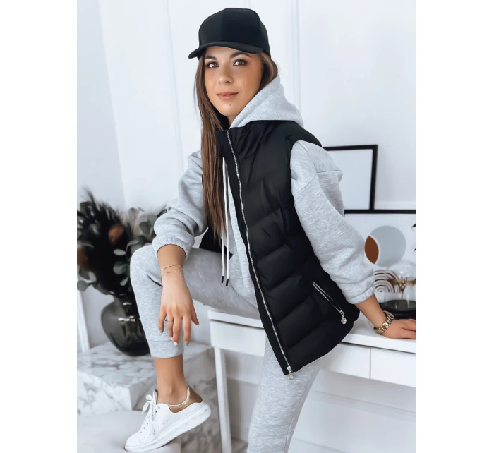 Dámská prošívaná vesta černá Dstreet model 21967400 - FashionStreet