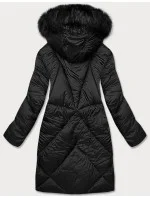 DŁUGA KURTKA ZIMOWA DAMSKA CZARNA model 21243491 - J.STYLE