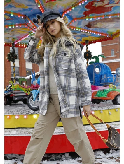 dámská košilová bunda model 18359834 - Ann Gissy