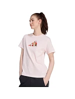 Dámské tričko adidas Floral Regular Graphic, světle růžové, KT2765 Dámské tričko adidas Floral Regular Graphic, světle růžové, KT2765
