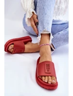 Dámské pantofle Big Star model 21609146 červené - Big Star Shoes Dámské pantofle Big Star model 21609146 červené - Big Star Shoes
