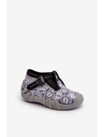 Pohodlné dětské pantofle Šedé model 21662294 - Befado Pohodlné dětské pantofle Šedé model 21662294 - Befado