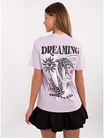 T shirt model 22046202 jasny fioletowy - FPrice