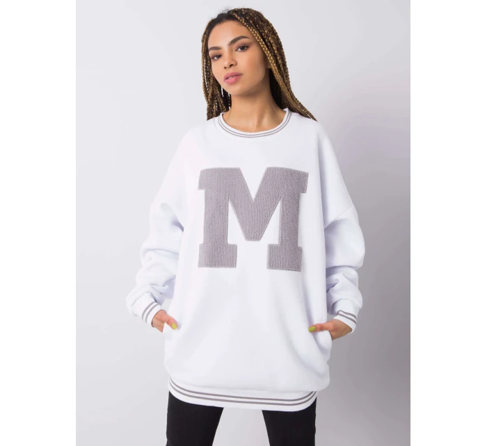 Mikina DS BL 1123.18 bílých