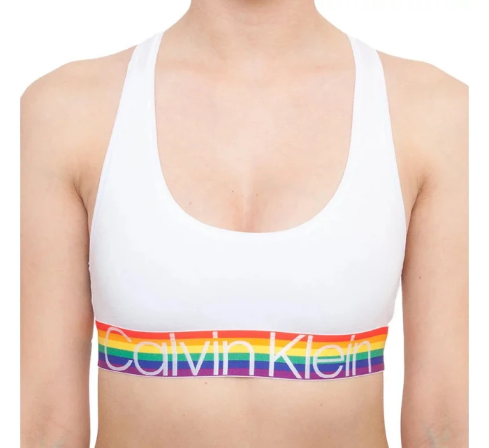 Dámská podprsenka QF6010E-100 bílá - Calvin Klein