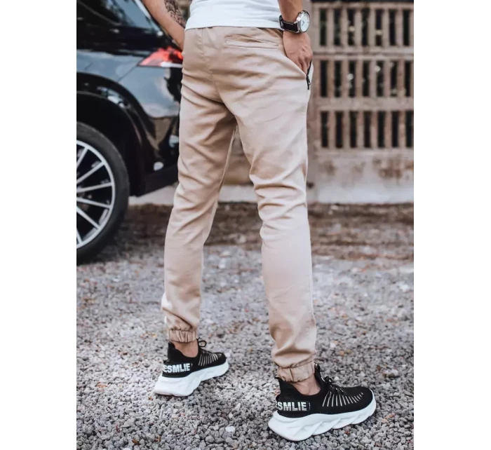 Pánské kalhoty tyou jogger béžové FashionStreet UX3306