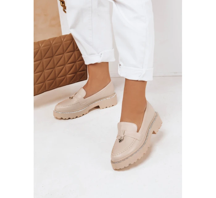 Dámské béžové mokasíny  model 21983186 - Dstreet