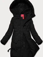 Dámská přechodná bunda s kapucí LHD černá (LHD-24585)