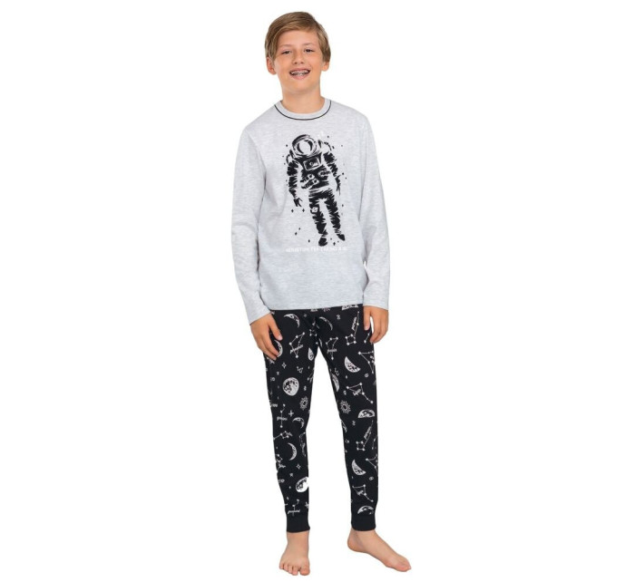 Chlapecké pyžamo Tryton šedé s kosmonautem