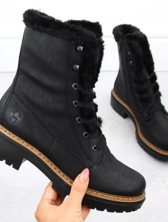 W boty s kožešinou model 20845368 - Rieker