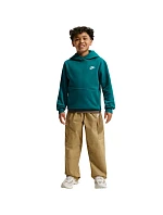 Dětská mikina Nike Sportswear Club Fleece, zelená, FD3000 372 Dětská mikina Nike Sportswear Club Fleece, zelená, FD3000 372