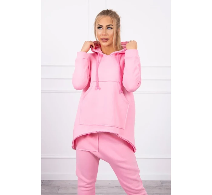 Sada sáčkových kalhot světle růžová