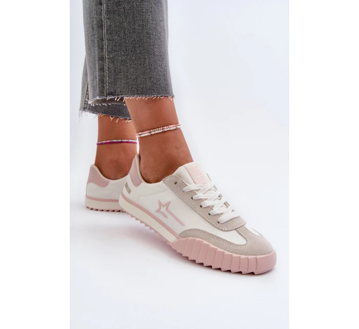 Nízké dámské tenisky Big Star NN274868 růžové Nízké dámské tenisky Big Star NN274868 růžové