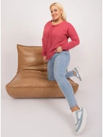 Bluzka RV BZ model 19658558 koralowy - FPrice Bluzka RV BZ model 19658558 koralowy - FPrice