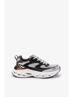 Pánské sportovní boty na platformě Big Star – šedé