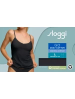 sloggi GO Daily Cotton Spaghetti Top - BLACK - SLOGGI BLACK - SLOGGI