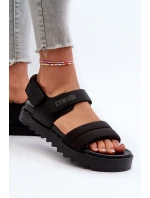 Dámské sandály na platformě Big Star model 21660791 černé - Big Star Shoes Dámské sandály na platformě Big Star model 21660791 černé - Big Star Shoes
