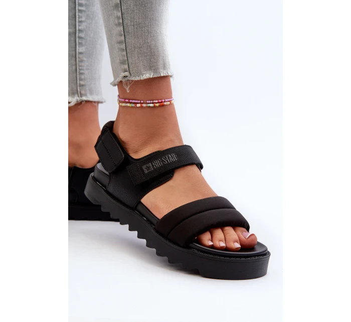 Dámské sandály na platformě Big Star model 21660791 černé - Big Star Shoes Dámské sandály na platformě Big Star model 21660791 černé - Big Star Shoes