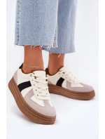 Dámské tenisky na platformě béžové Dovina Dámské tenisky na platformě béžové Dovina