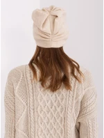 Czapka AT CZ model 18985283 beżowy - FPrice