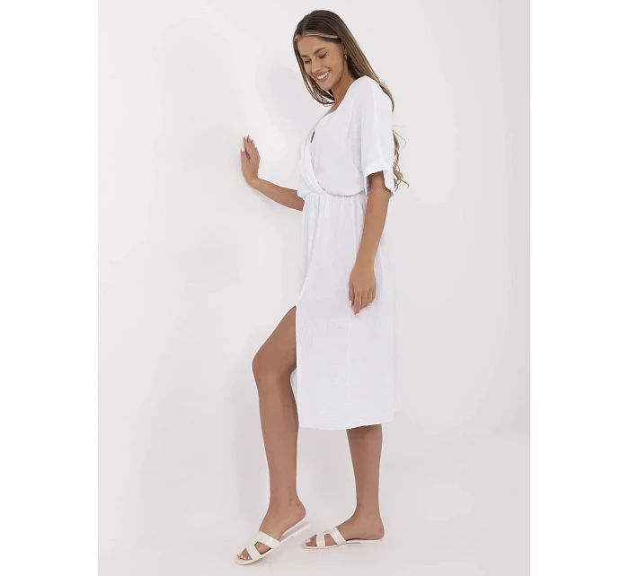 Šaty MI SK 121008.84 bílé Šaty MI SK 121008.84 bílé