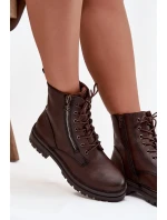 Dámské zateplené workery Ivonelle – čokoládové