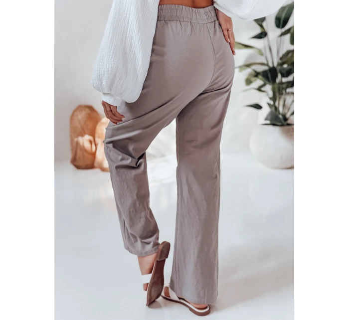 Dámské ležérní kalhoty s širokými nohavicemi BOHO DAY šedé FashionStreet UY2650
