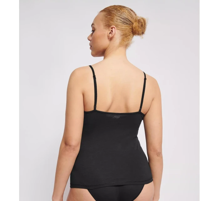 sloggi EVER Ease Spaghetti Shirt - BLACK - SLOGGI BLACK - SLOGGI