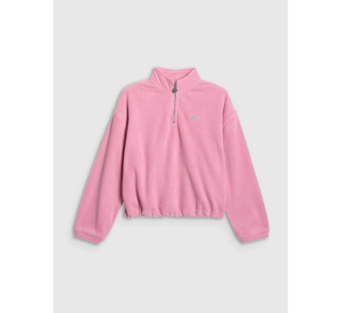 Oversize fleece se stojáčkem dívky model 21870648 - 4F