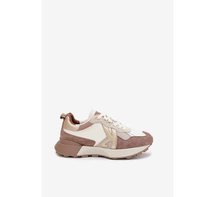 Dámské semišové tenisky Kobbo 66954 béžové Dámské semišové tenisky Kobbo 66954 béžové