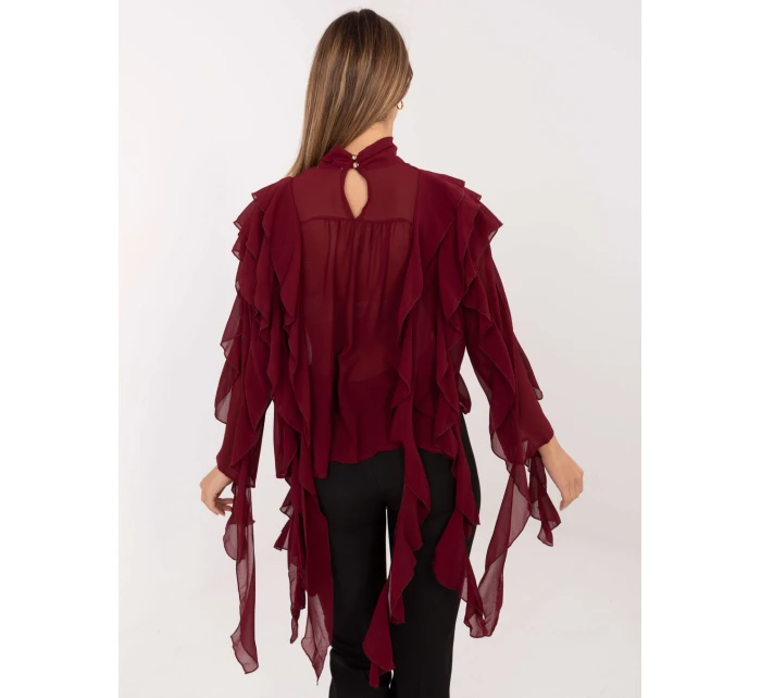 Bluzka PM BZ model 21786421 bordowy - FPrice