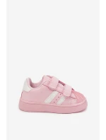 Dětské sportovní sneakers z eko kůže Renel – růžové Dětské sportovní sneakers z eko kůže Renel – růžové