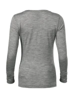 Merino Rise LS triko dámské tmavě šedý melír