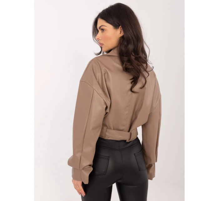 Dámská bunda FL9609.95 hnědá - FPrice