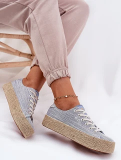 Dámské Tenisky Na Platformě S Pletením model 21693330 Světle Béžové - Lee Cooper