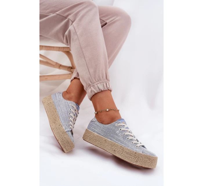 Dámské Tenisky Na Platformě S Pletením model 21693330 Světle Béžové - Lee Cooper