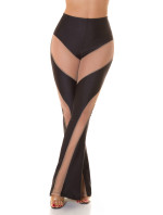 Sexy Koucla wide leg trousers with mesh details