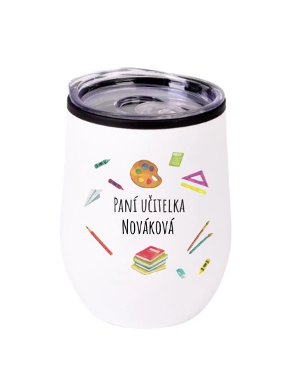 Personalizovaný termohrnek "bowl" pro paní učitelku/pana učitele (pomůcky)