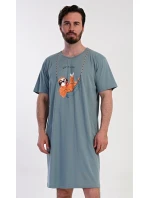 Pánská noční košile s krátkým rukávem model 21362744 - Vienetta MAN