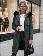 Dámská zimní bunda parka green Dstreet model 21971489 - FashionStreet Dámská zimní bunda parka green Dstreet model 21971489 - FashionStreet