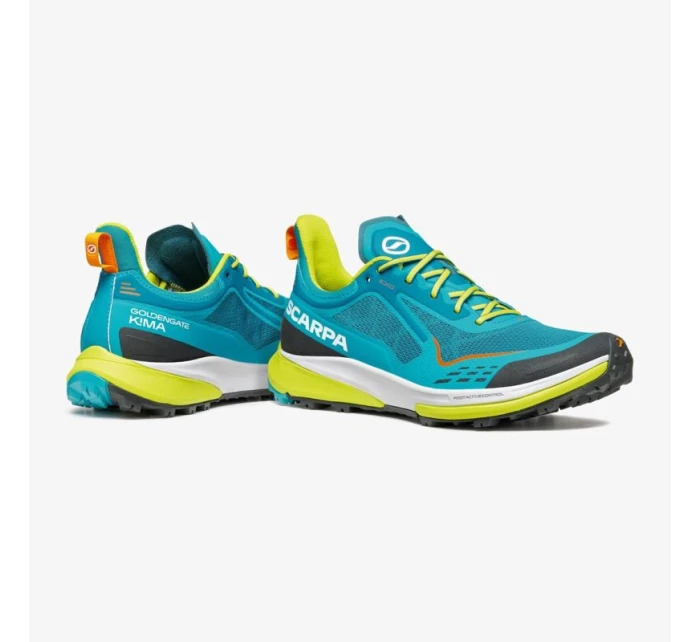 Scarpa Golden Gate Kima Rt trailová obuv - lake blue/lime Scarpa Golden Gate Kima Rt trailová obuv - lake blue/lime