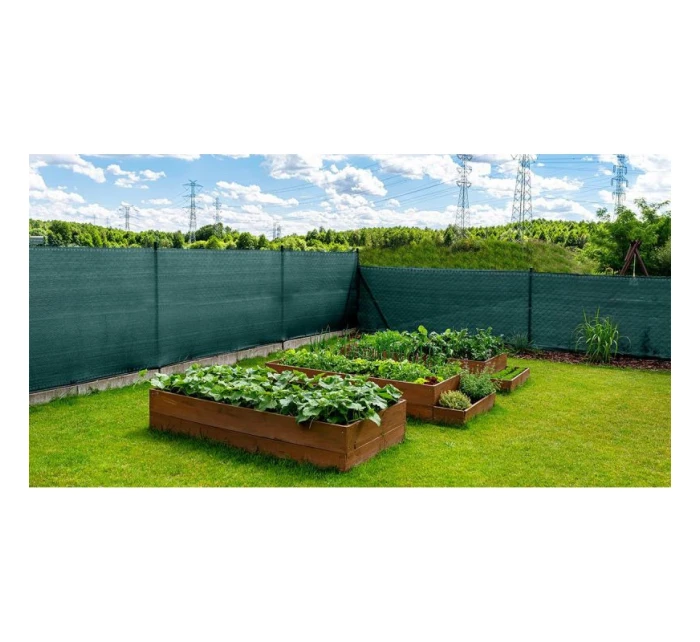 ODSTÍN SÍŤ 140G/M2 1,5X25M TMAVĚ ZELENÁ