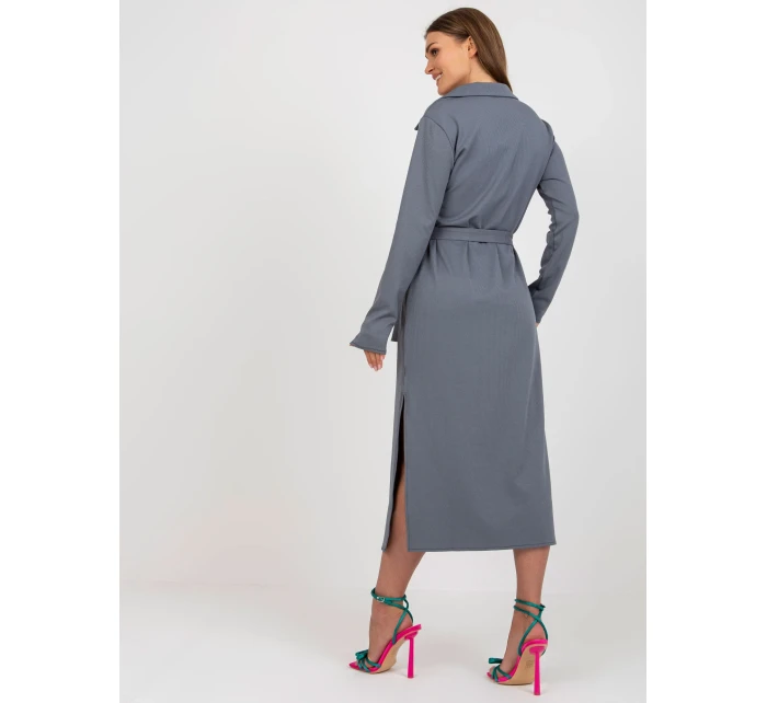 LK SK 509227 šaty.83P tmavě šedá