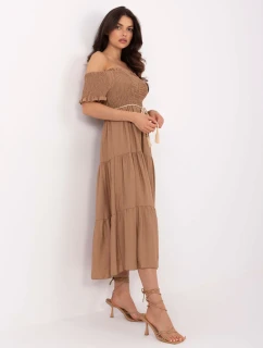 Sukienka MI SK model 21191007 camelowy - FPrice