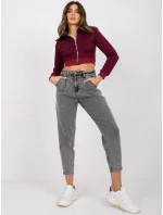 Džínové kalhoty MR SP 255.56P tmavě šedá